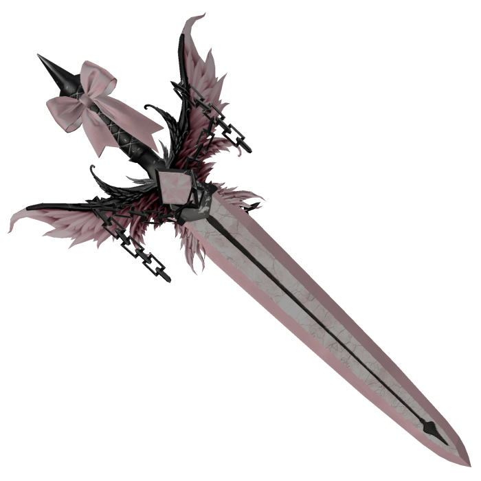 Whispered Sword (black&pink)