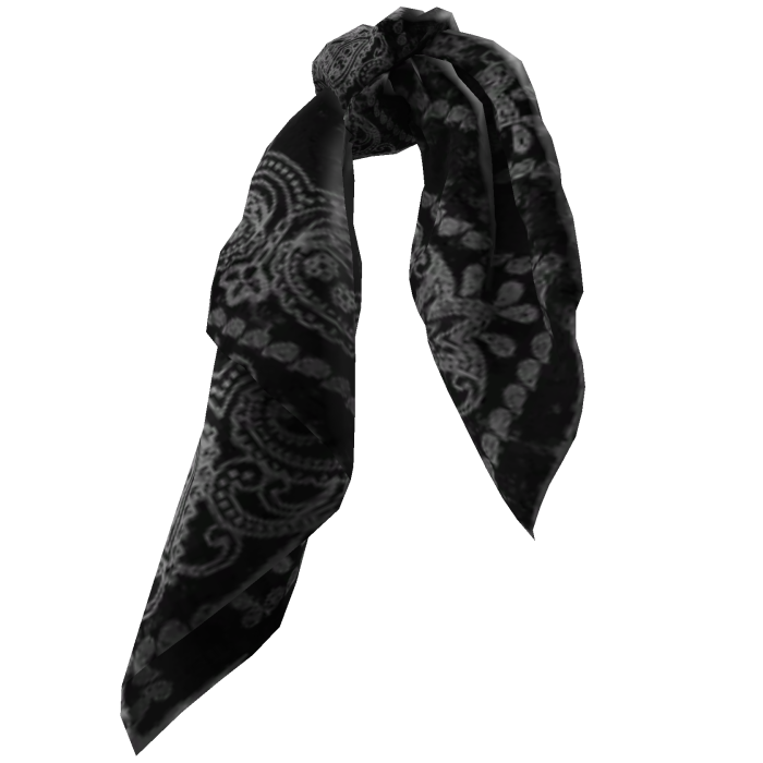 Black Tied Bandana