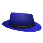 Blue Vintage Fedora