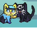 Kitty and sketchbook group
