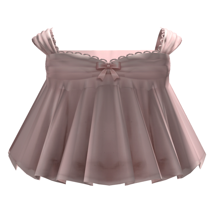 Cute Gothic Doll Mini Dress - Pink