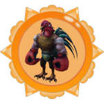 Bronze Boxing Chicken