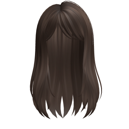 Aesthetic Straight Hair (Brown) thumbnail