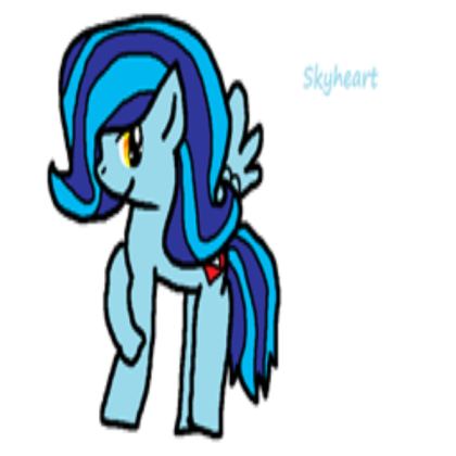 Skyheart pony drawing Roblox decal