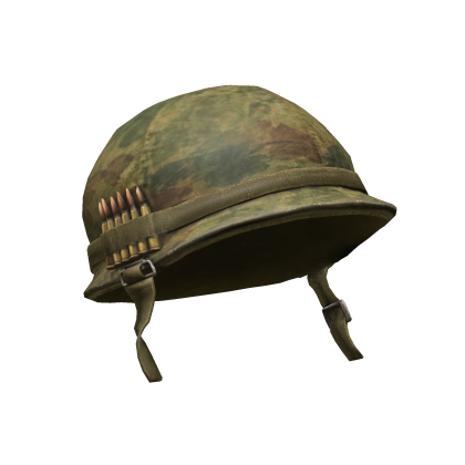 Battleworn Camo Military Helmet 
