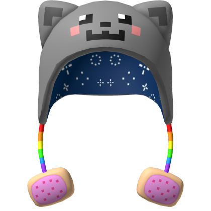 rainbow nyan hat