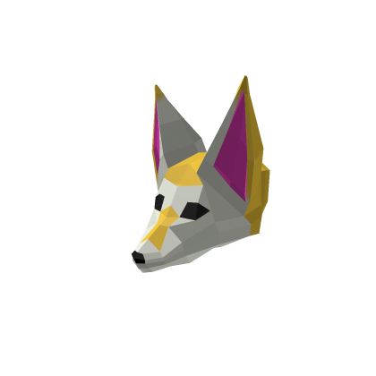 fennec  low poly mask 