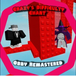 crazy's difficulty chart obby; remastered icon