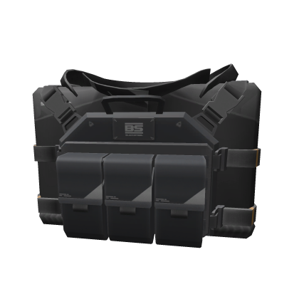 [R6] Black Tactical Techwear Croptop Hoodie Roblox item