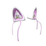 Cute White Cat Ears