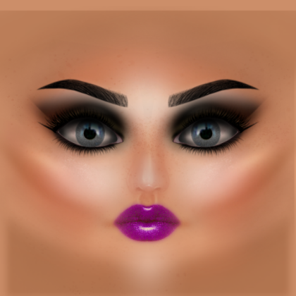 Purple Lip Roblox decal