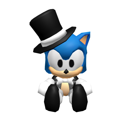 Roblox Item Tuxedo Sonic Plushie