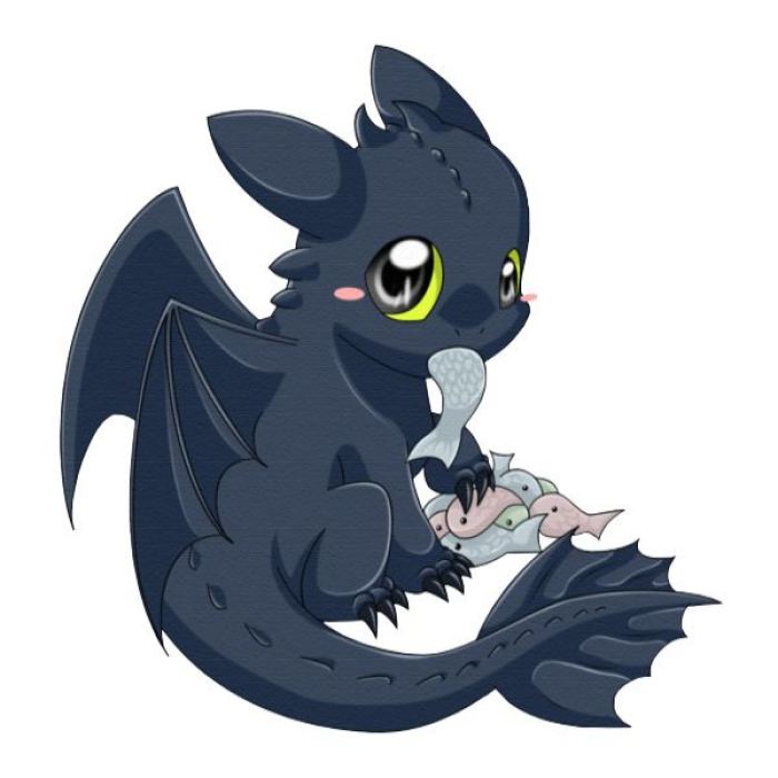 Kawaii Toothless Roblox decal