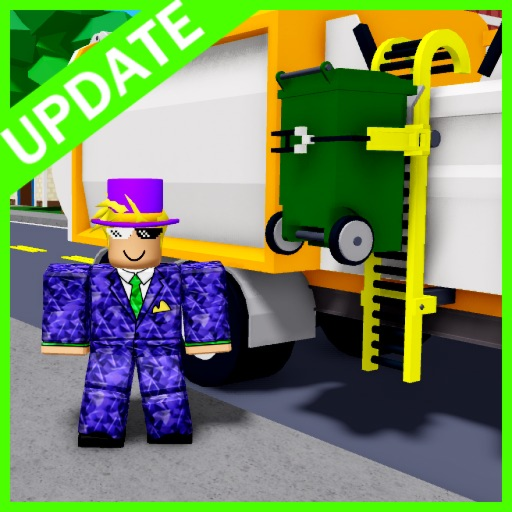 [NEW FL GARBAGE TRUCK!] Street Sweeping Simulator official Roblox game thumbnail