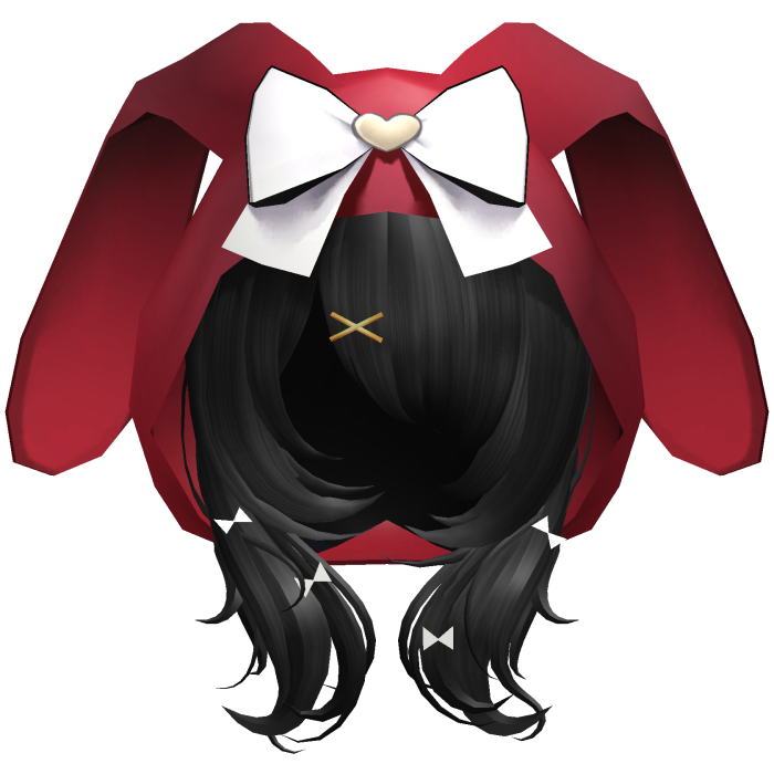 Ame Bunny Hoodie Hair Jirai kei NSO needy girl