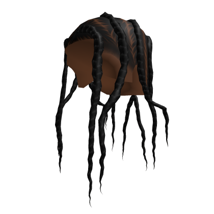 Valentine Heart Braids [Black] Roblox item