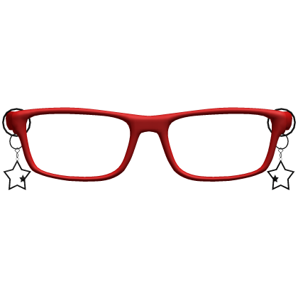 red star chain nerd glasses