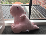 Pink dinosaurs quad