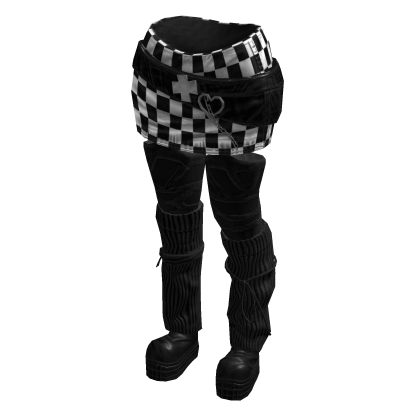 Chic Sporty Ura - Hara Skirt (Black)