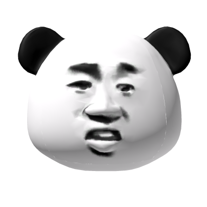 Meme Panda Face Roblox item