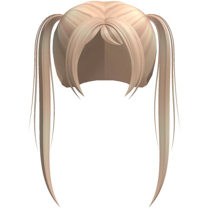 cute blonde pigtails