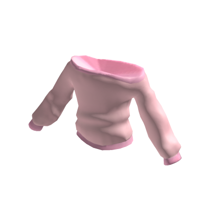 Off Shoulder Pink Sweater