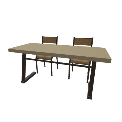 old french 70's school tables and chairs