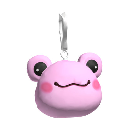 Pink Axolotl Keychain