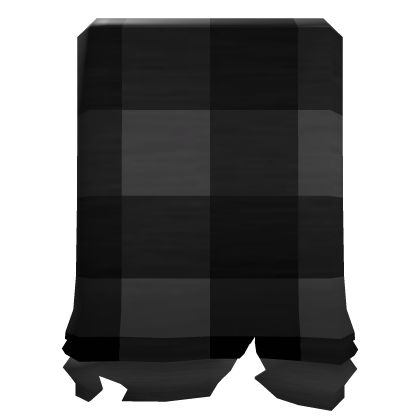 [R] Black Torn Flannel Sleeve