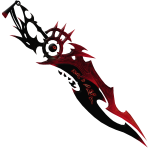 Hexogene's Cursed Crimson Blade