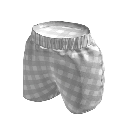 Grey Check Shorts Pajamas Roblox Item Rolimon s