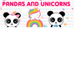 Love pandas and unicorns!