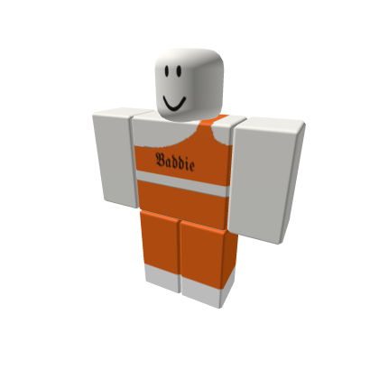 Orange Baddie Outfit Roblox asset preview