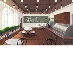 Cool hangout group cafe