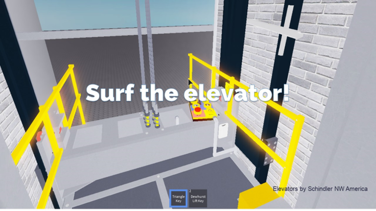 ELEVATOR LAND - elevator testing TRIANGLE KEY  screenshot 1
