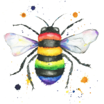 rainbow rgb bee