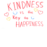 The kindness is the key to happy lives group
