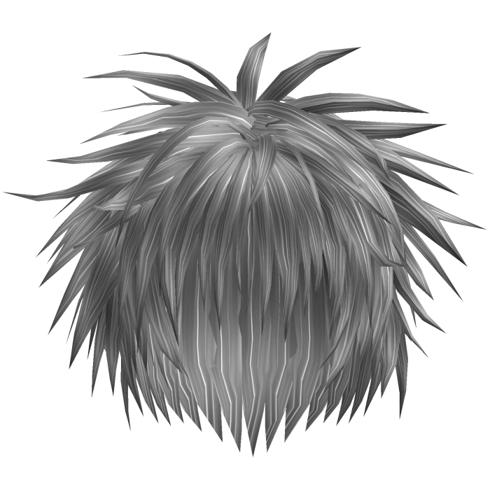 Silver Messy Spiky Emo Scene Hair 27. 