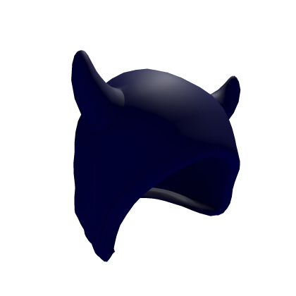 Blue Hood With Horns Roblox item