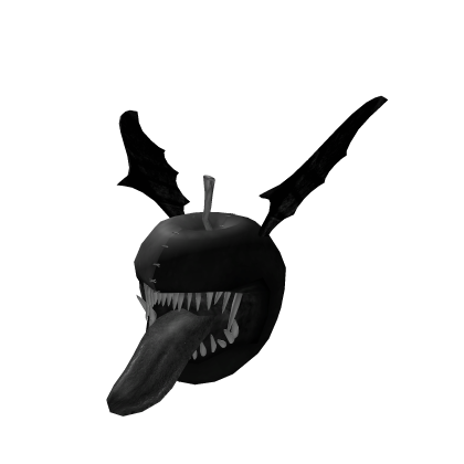 cursed apple w wings black