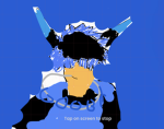 The king of blue Demons