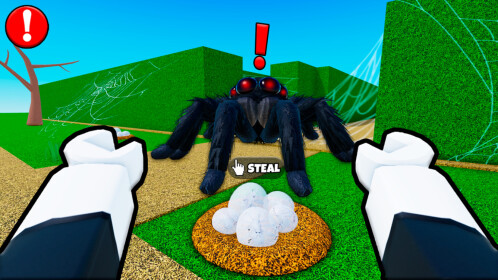 Steal Eggs from Spiders! 🕷️