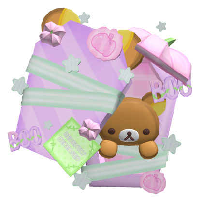 halloween kawaii pumpkin brown bear pastel coffin Roblox item