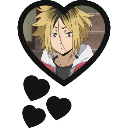 Kenma Kozume Thinking Hearts Haikyuu