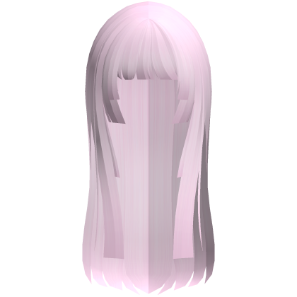 yumeko's blunt layered schoolgirl hime; pink Roblox item