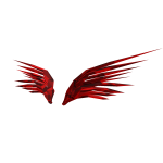 Red Sparkle Time Wings