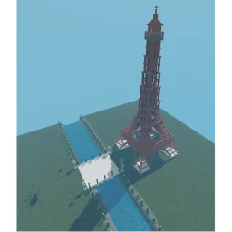 Demolition 3D eiffel tower icon