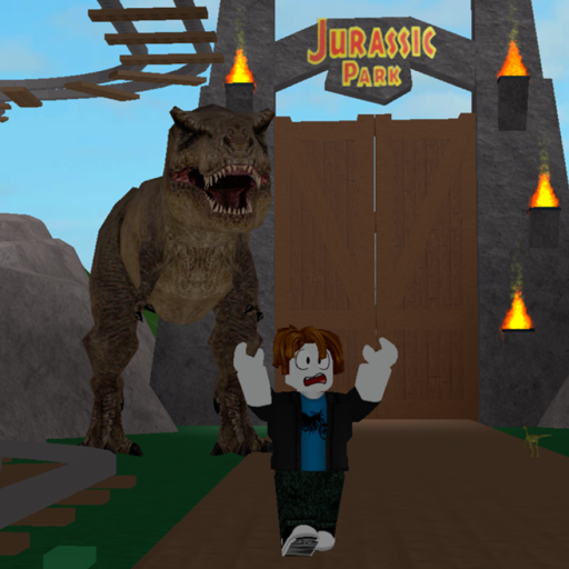 Cart Ride Around Jurassic Park! official Roblox game thumbnail