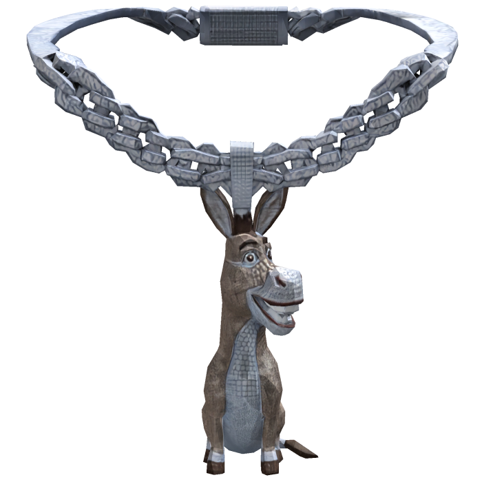 Iced Out Donkey Chain Shrek 3.0