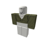 green cardigan